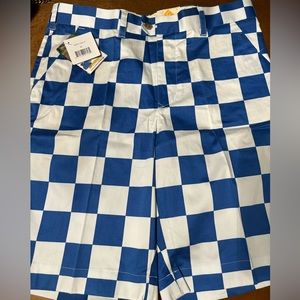 NWT loudmouth derby Chex shorts